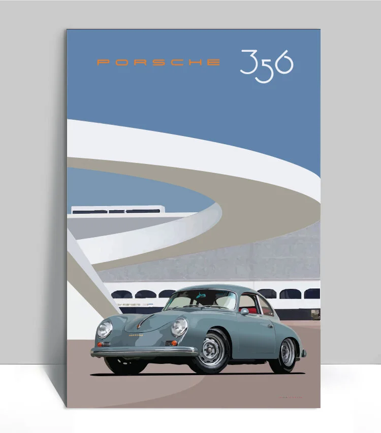 The Air Factor-ALUMINUM POSTERS Vintage Coupé on the Tarmac